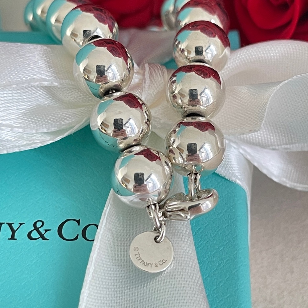 Tiffany Hardwear Ball Bracelet in Silver size 7” NEW $750 in Tiffany Blue Box - Picture 11 of 16